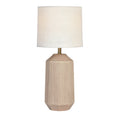 **Lampa stołowa ceramiczna z abażurem**