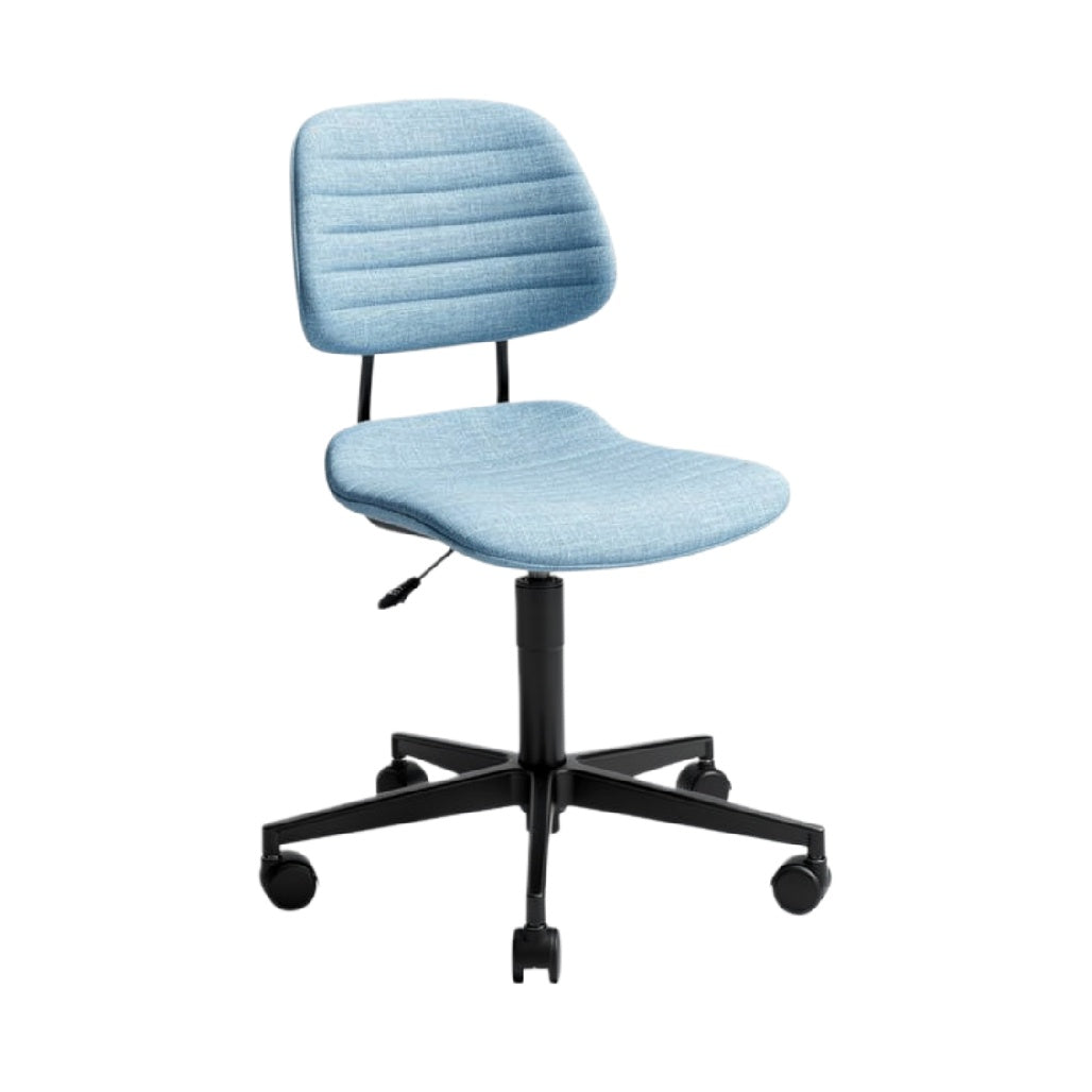 **Techniczne tytuł w języku polskim:** Ergonomiczne krzesło biurowe z tapicerką materiałową i regulowaną wysokością.