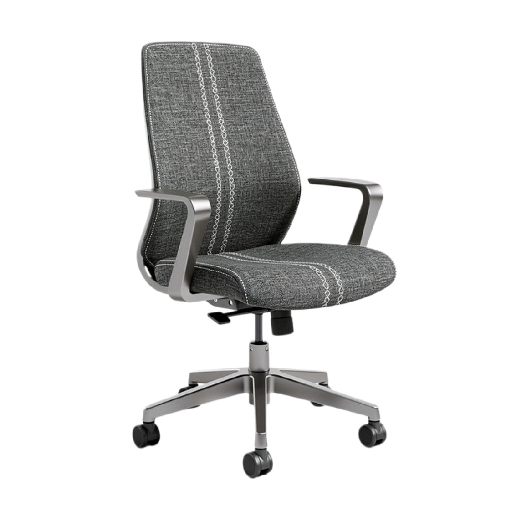 **Lekka i ergonomiczna biurowa krzesło z obrotową podstawą**